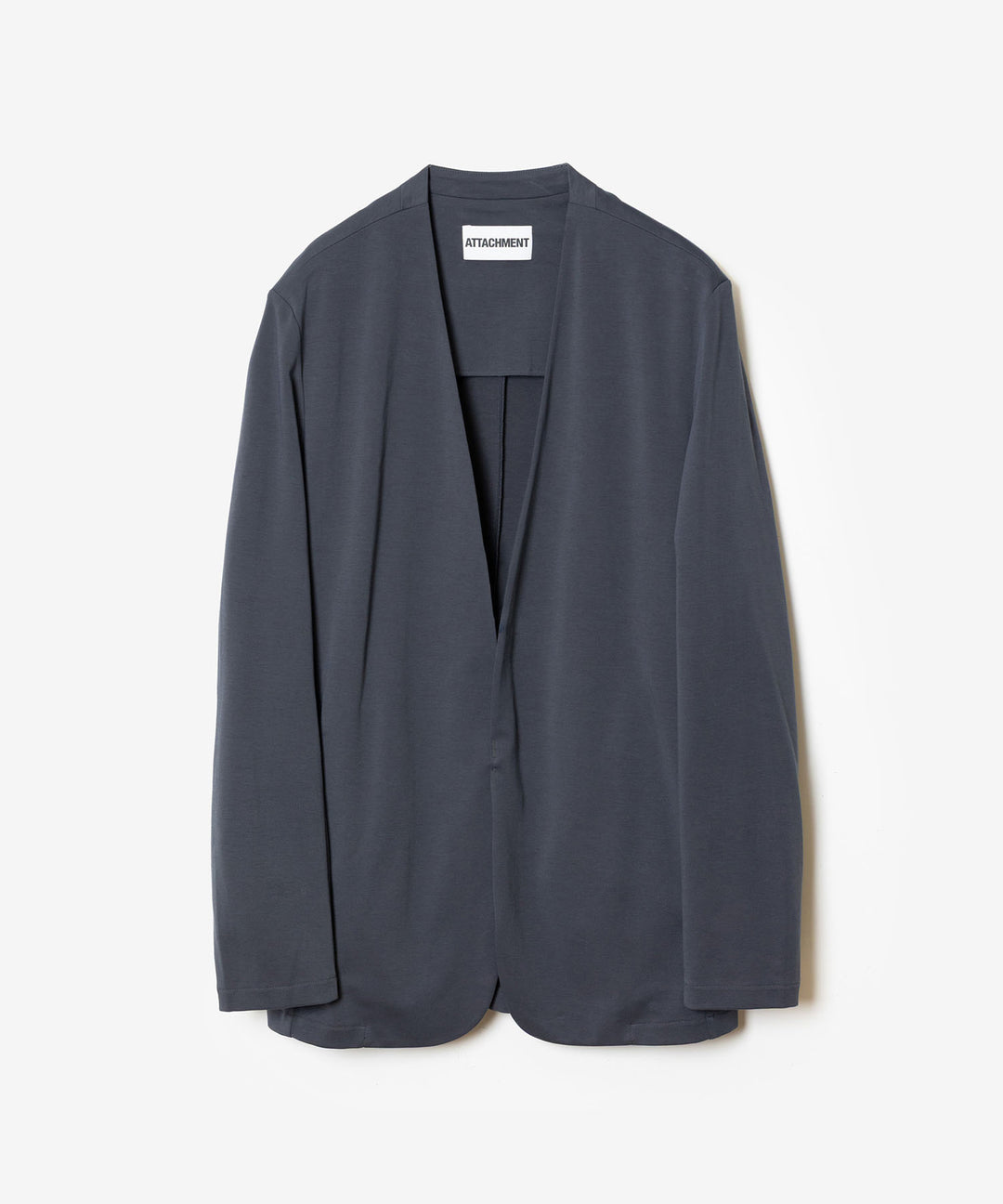 ATTACHMENT アタッチメントのCOTTON DOUBLE FACE COLLARLESS CARDIGAN - NAVYの公式通販サイトsession福岡セレクトショップ