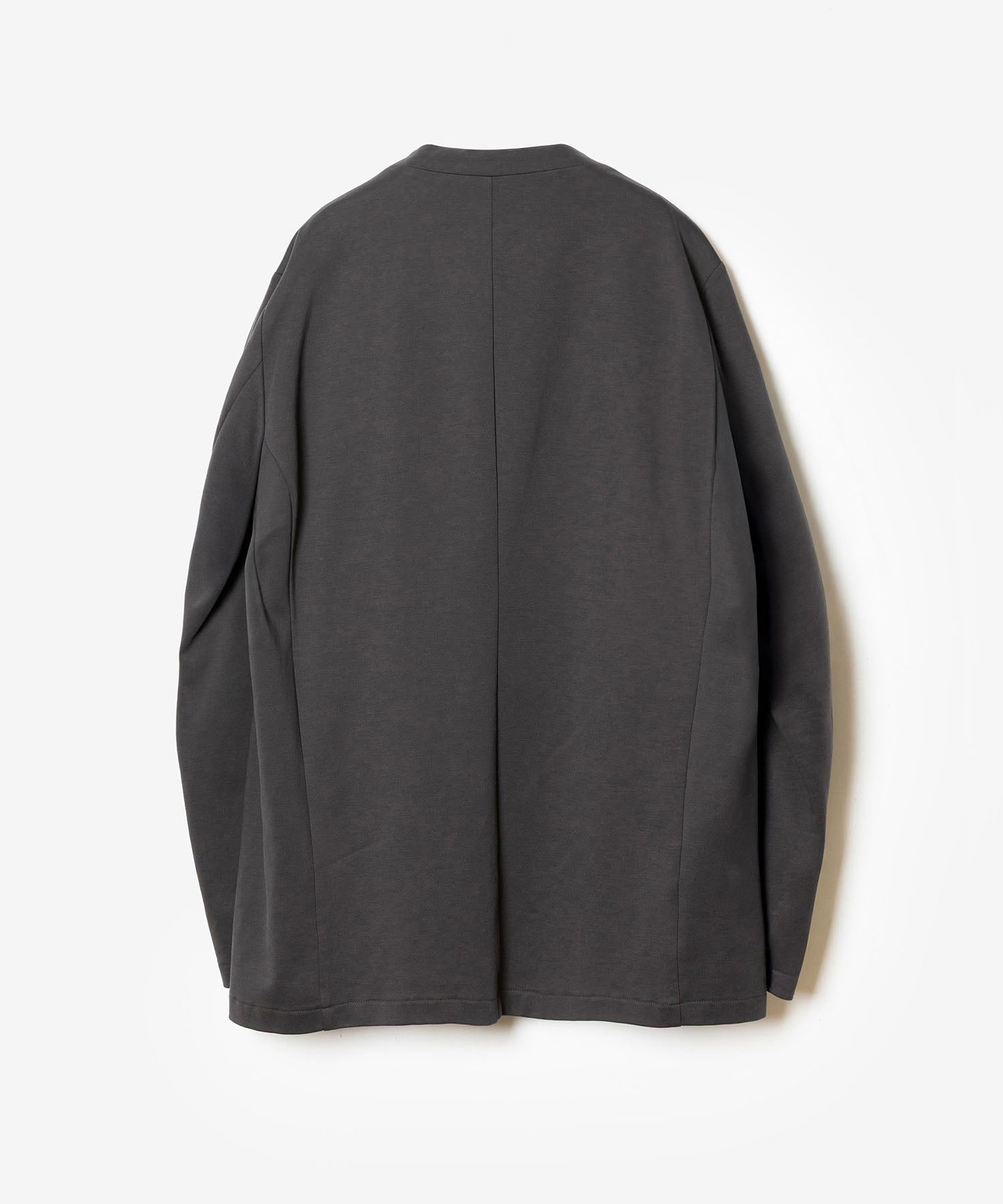 ATTACHMENT /アタッチメント】COTTON DOUBLE FACE COLLARLESS CARDIGAN