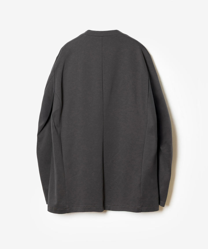 ATTACHMENT アタッチメントのCOTTON DOUBLE FACE COLLARLESS CARDIGAN - D.GRAYの公式通販サイトsession福岡セレクトショップ