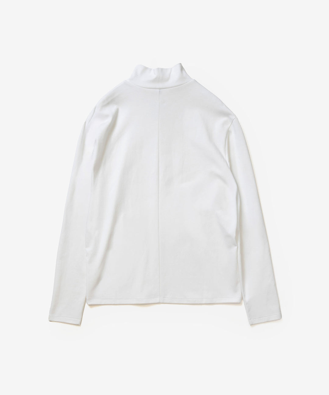 ATTACHMENT アタッチメントのCOTTON DOUBLE FACE SLIM FIT HIGHNECK L/S TEE - WHITEの公式通販サイトsession福岡セレクトショップ