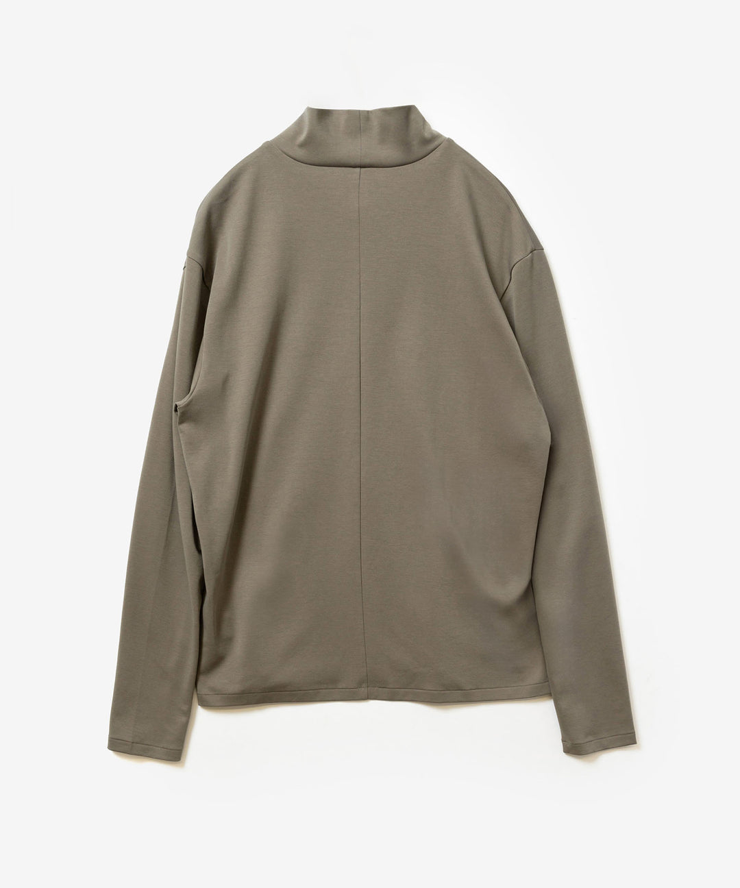 ATTACHMENT アタッチメントのCOTTON DOUBLE FACE SLIM FIT HIGHNECK L/S TEE - KHAKI GRAYの公式通販サイトsession福岡セレクトショップ