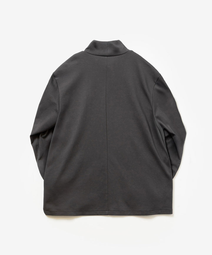 ATTACHMENT アタッチメントのCOTTON DOUBLE FACE SLIM FIT HIGHNECK L/S TEE - D.GRAYの公式通販サイトsession福岡セレクトショップ