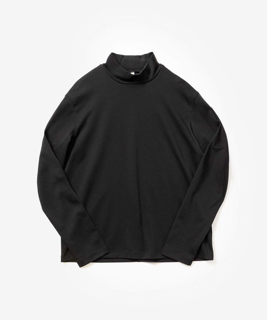 ATTACHMENT アタッチメントのCOTTON DOUBLE FACE SLIM FIT HIGHNECK L/S TEE - BLACKの公式通販サイトsession福岡セレクトショップ
