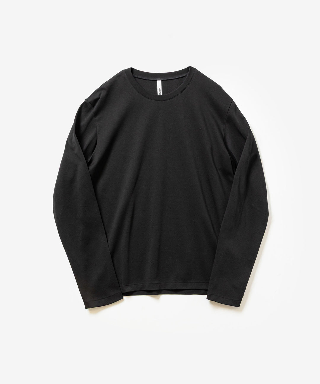 ATTACHMENT アタッチメントのCOTTON DOUBLE FACE SLIM FIT L/S TEE - BLACKの公式通販サイトsession福岡セレクトショップ