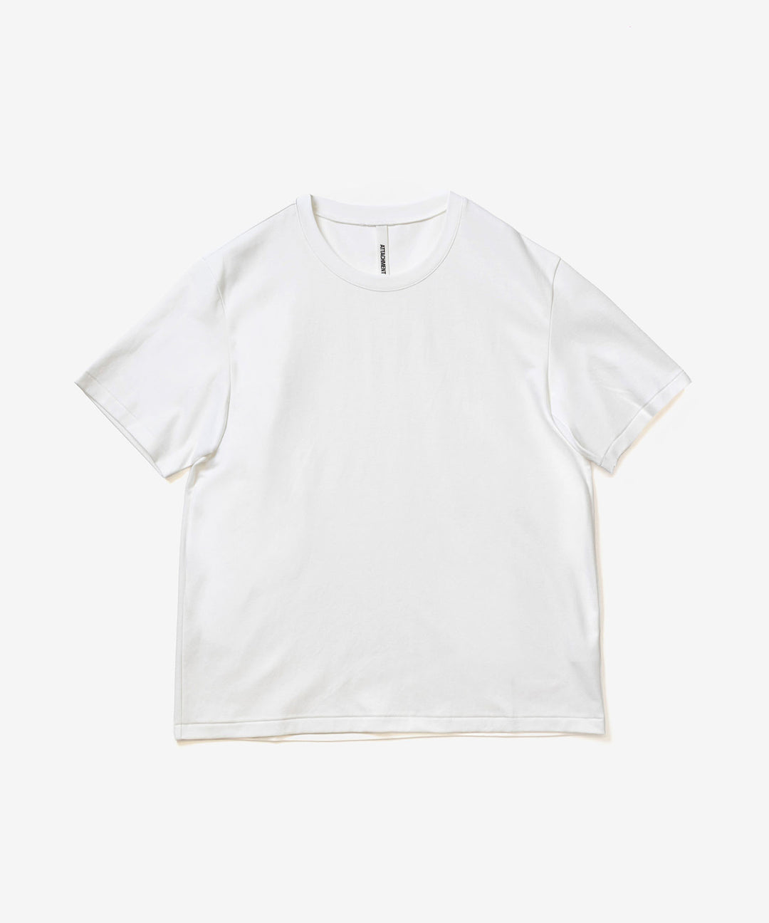 ATTACHMENT アタッチメントのCOTTON DOUBLE FACE SLIM FIT S/S TEE - WHITEの公式通販サイトsession福岡セレクトショップ