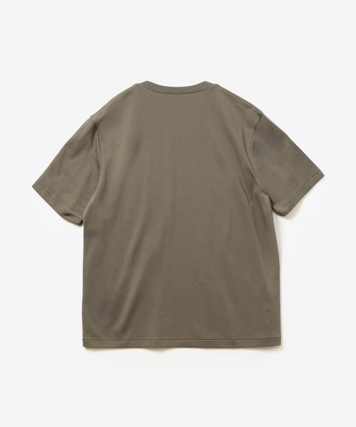 ATTACHMENT アタッチメントのCOTTON DOUBLE FACE SLIM FIT S/S TEE - KHAKI GRAYの公式通販サイトsession福岡セレクトショップ