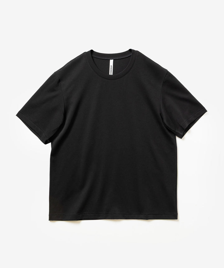 ATTACHMENT アタッチメントのCOTTON DOUBLE FACE SLIM FIT S/S TEE - BLACKの公式通販サイトsession福岡セレクトショップ