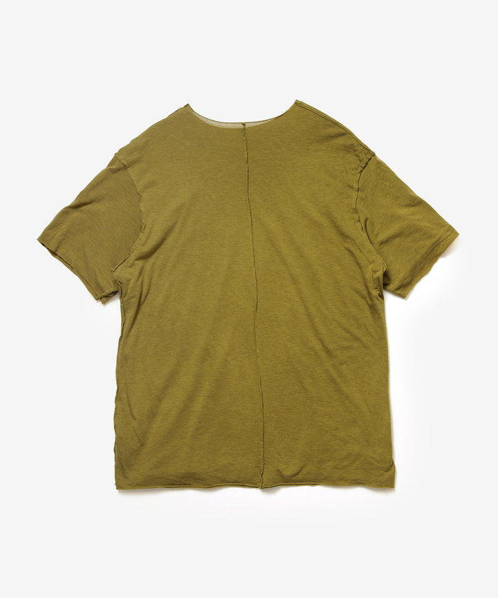 ATTACHMENT アタッチメントのCO/CU JERSEY SLIM FIT LAYERED S/S TEE - D.YELLOWの公式通販サイトsession福岡セレクトショップ