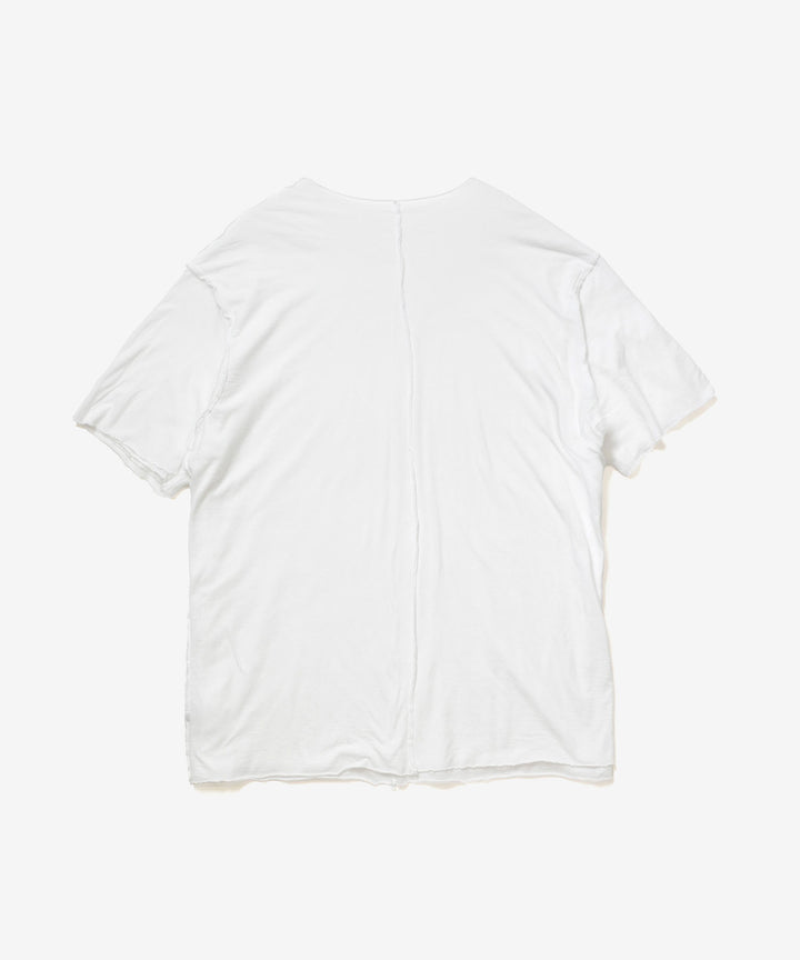ATTACHMENT アタッチメントのCO/CU JERSEY SLIM FIT LAYERED S/S TEE - WHITEの公式通販サイトsession福岡セレクトショップ