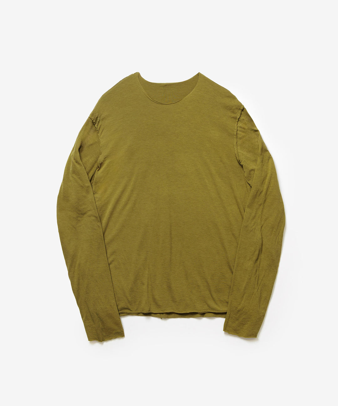 ATTACHMENT アタッチメントのCO/CU JERSEY SLIM FIT LAYERED L/S TEE - D.YELLOWの公式通販サイトsession福岡セレクトショップ