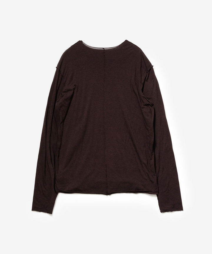 ATTACHMENT アタッチメントのCO/CU JERSEY SLIM FIT LAYERED L/S TEE - D.BROWNの公式通販サイトsession福岡セレクトショップ