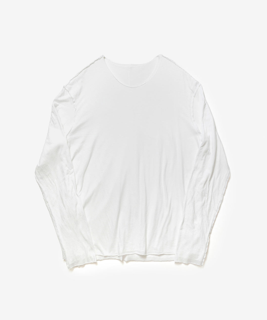 ATTACHMENT アタッチメントのCO/CU JERSEY SLIM FIT LAYERED L/S TEE - WHITEの公式通販サイトsession福岡セレクトショップ
