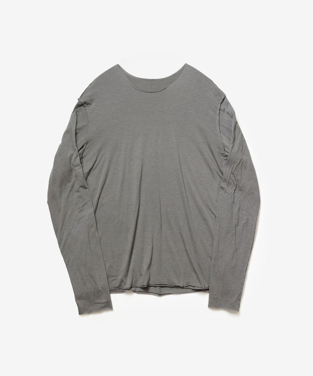 ATTACHMENT アタッチメントのCO/CU JERSEY SLIM FIT LAYERED L/S TEE - KHAKI GRAYの公式通販サイトsession福岡セレクトショップ