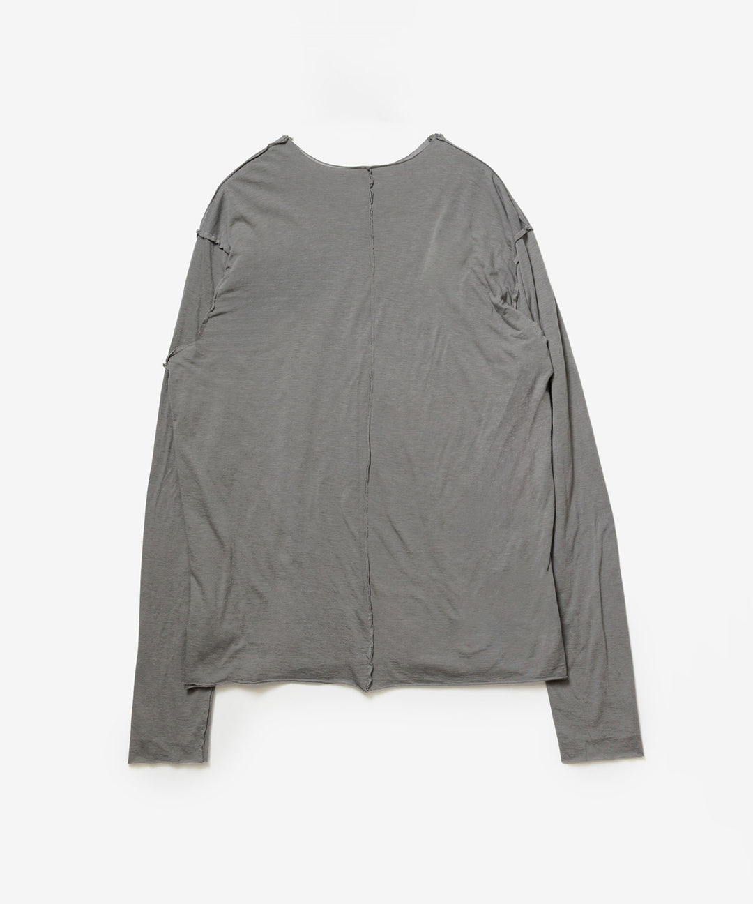 ATTACHMENT アタッチメントのCO/CU JERSEY SLIM FIT LAYERED L/S TEE - KHAKI GRAYの公式通販サイトsession福岡セレクトショップ