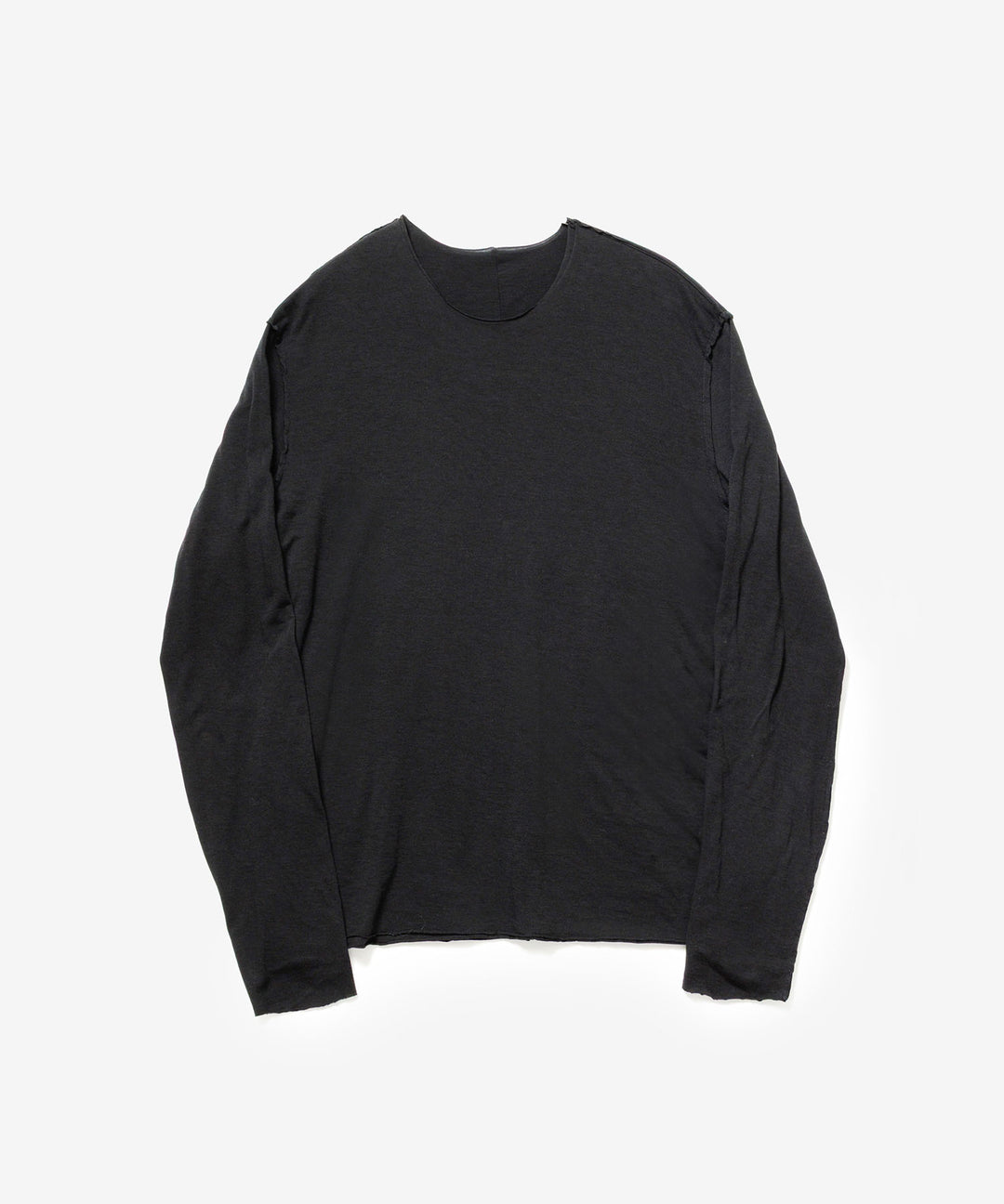 ATTACHMENT アタッチメントのCO/CU JERSEY SLIM FIT LAYERED L/S TEE - BLACKの公式通販サイトsession福岡セレクトショップ