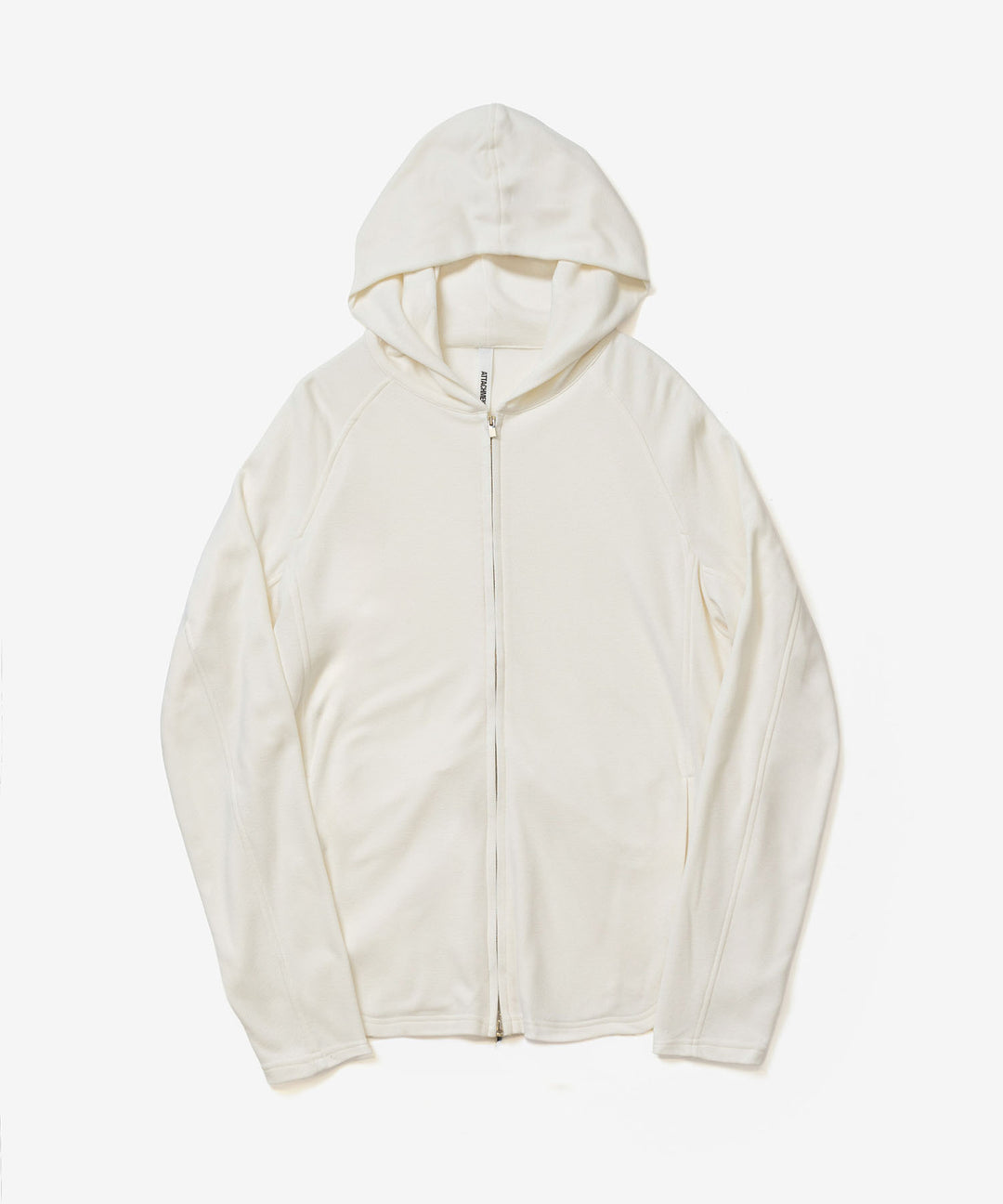 ATTACHMENT アタッチメントのVI/PE SMOOTH ZIP-UP LIGHT HOODIE - OFF WHITEの公式通販サイトsession福岡セレクトショップ