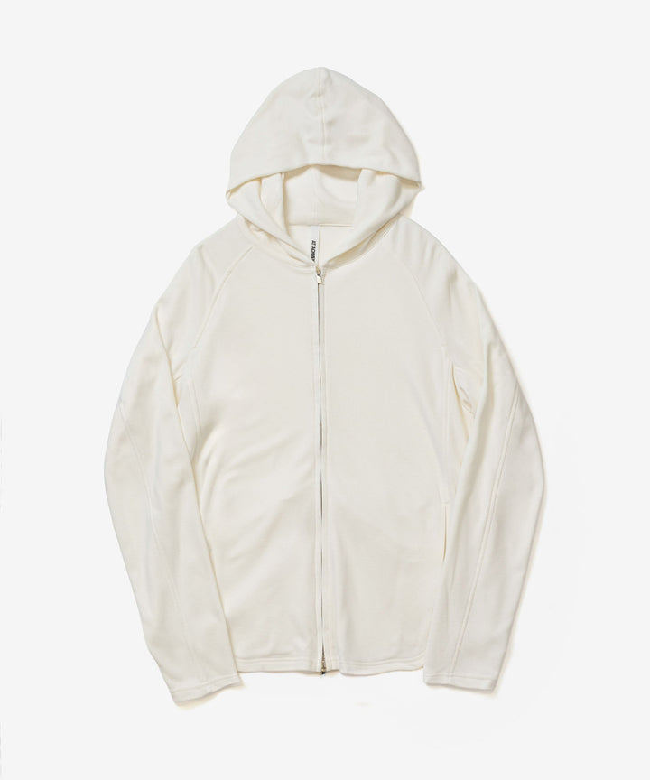 ATTACHMENT アタッチメントのVI/PE SMOOTH ZIP-UP LIGHT HOODIE - OFF WHITEの公式通販サイトsession福岡セレクトショップ