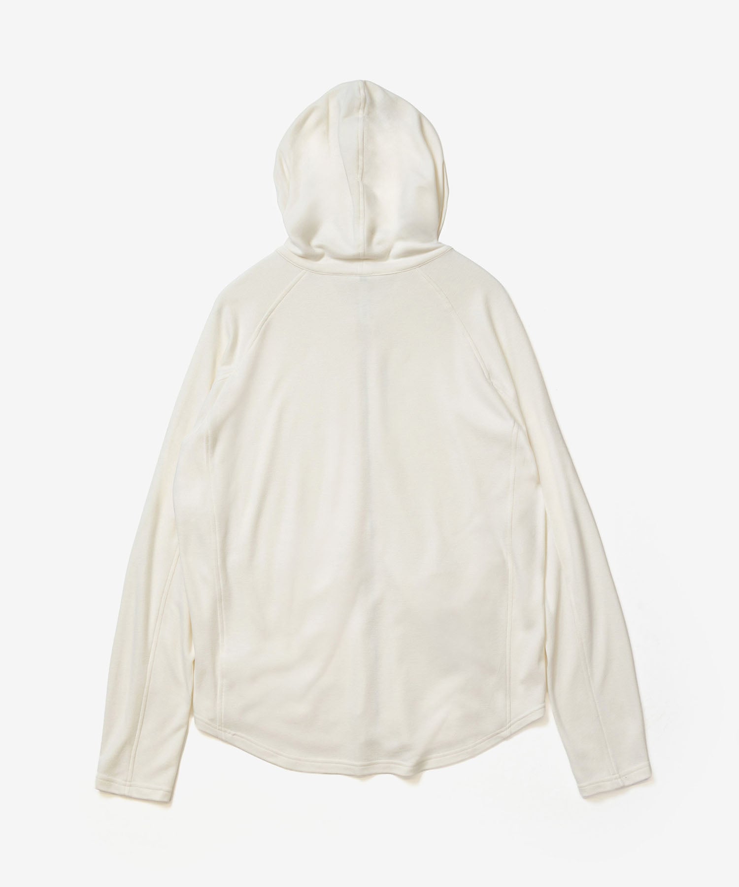 ATTACHMENT /アタッチメント】VI/PE SMOOTH ZIP-UP LIGHT HOODIE - OFF