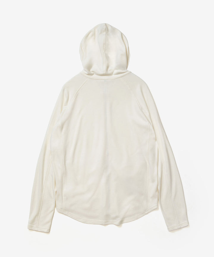 ATTACHMENT アタッチメントのVI/PE SMOOTH ZIP-UP LIGHT HOODIE - OFF WHITEの公式通販サイトsession福岡セレクトショップ