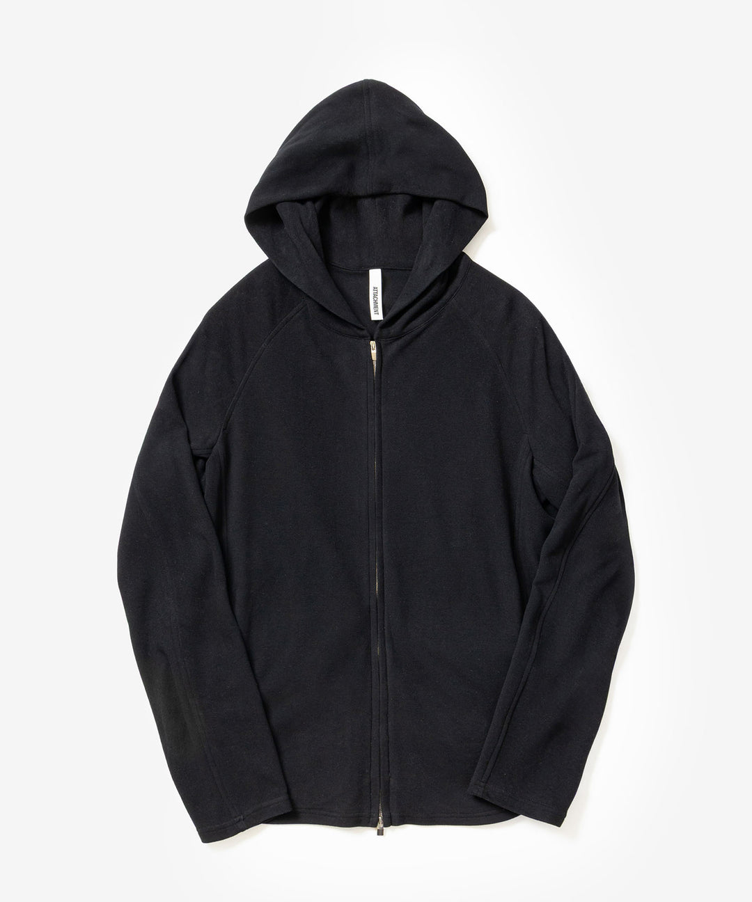 ATTACHMENT アタッチメントのVI/PE SMOOTH ZIP-UP LIGHT HOODIE - BLACKの公式通販サイトsession福岡セレクトショップ