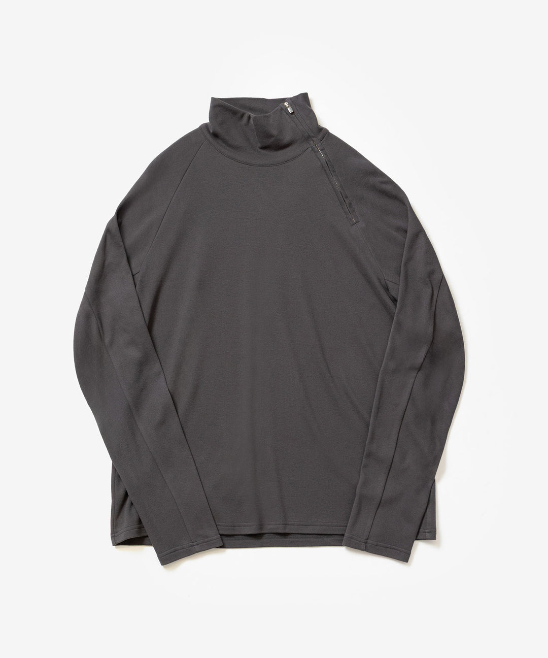 ATTACHMENT アタッチメントのVI/PE SMOOTH ZIP-UP HIGHNECK L/S TEE - D.GRAYの公式通販サイトsession福岡セレクトショップ