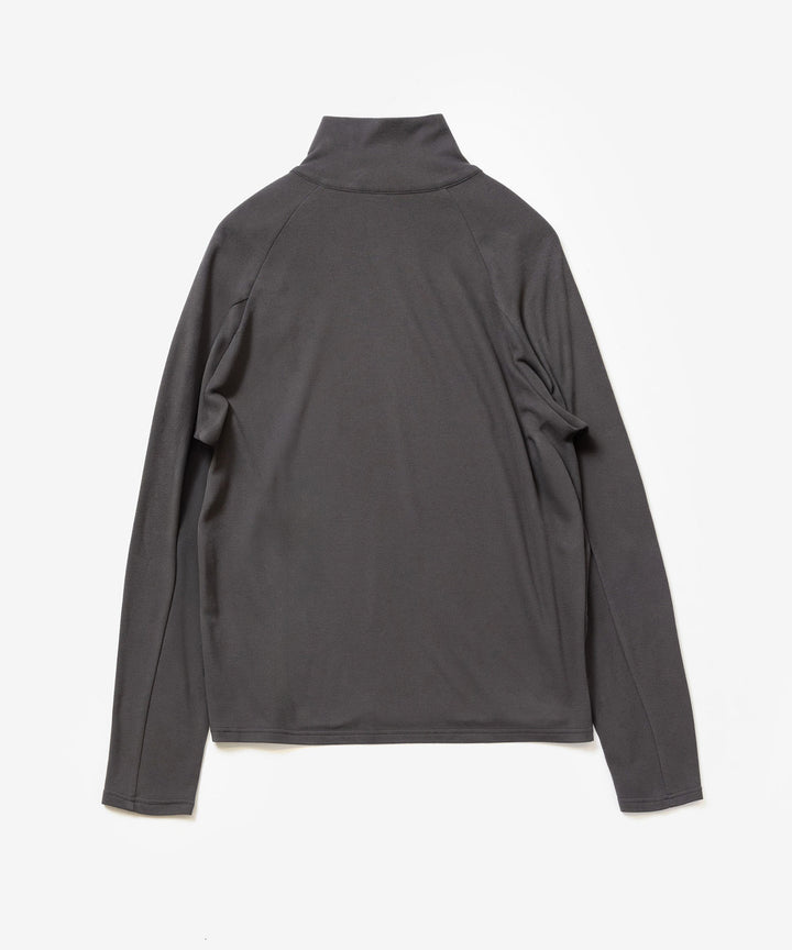 ATTACHMENT アタッチメントのVI/PE SMOOTH ZIP-UP HIGHNECK L/S TEE - D.GRAYの公式通販サイトsession福岡セレクトショップ