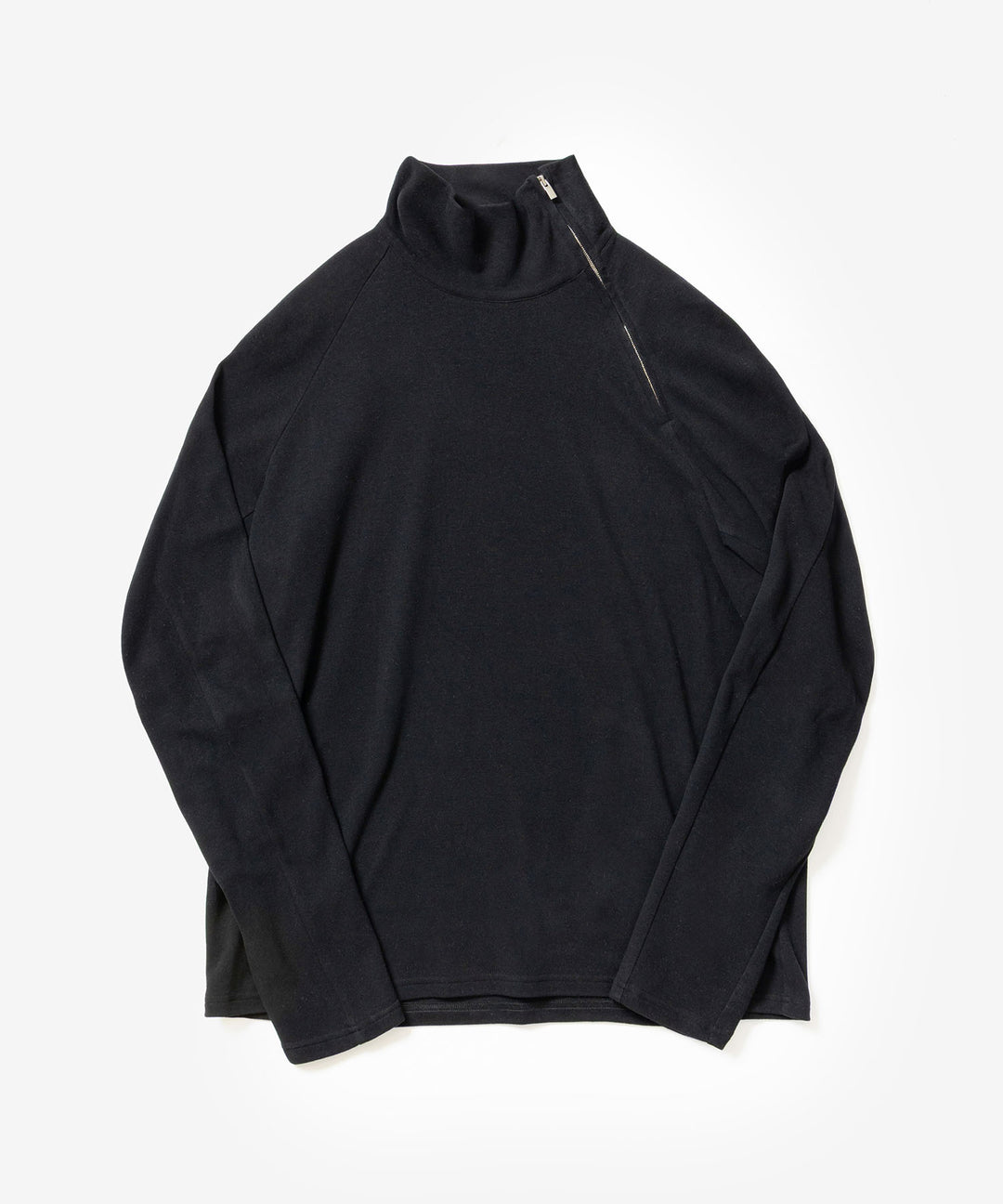 ATTACHMENT アタッチメントのVI/PE SMOOTH ZIP-UP HIGHNECK L/S TEE - BLACKの公式通販サイトsession福岡セレクトショップ