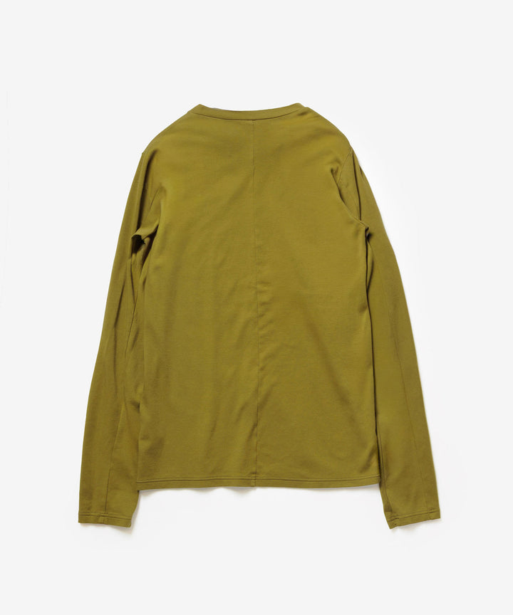 ATTACHMENT アタッチメントのBRUSHED YARN SMOOTH SLIM FIT L/S TEE - D.YELLOWの公式通販サイトsession福岡セレクトショップ