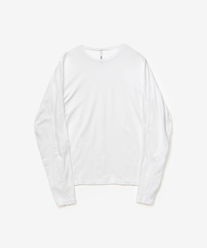 ATTACHMENT アタッチメントのBRUSHED YARN SMOOTH SLIM FIT L/S TEE - WHITEの公式通販サイトsession福岡セレクトショップ