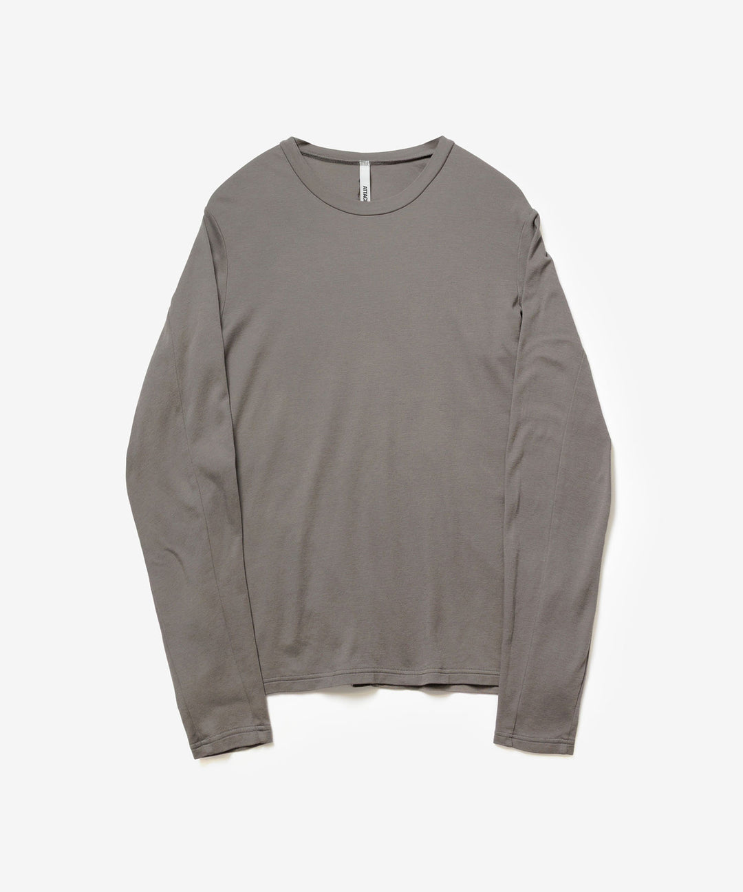 ATTACHMENT アタッチメントのBRUSHED YARN SMOOTH SLIM FIT L/S TEE - KHAKI GRAYの公式通販サイトsession福岡セレクトショップ