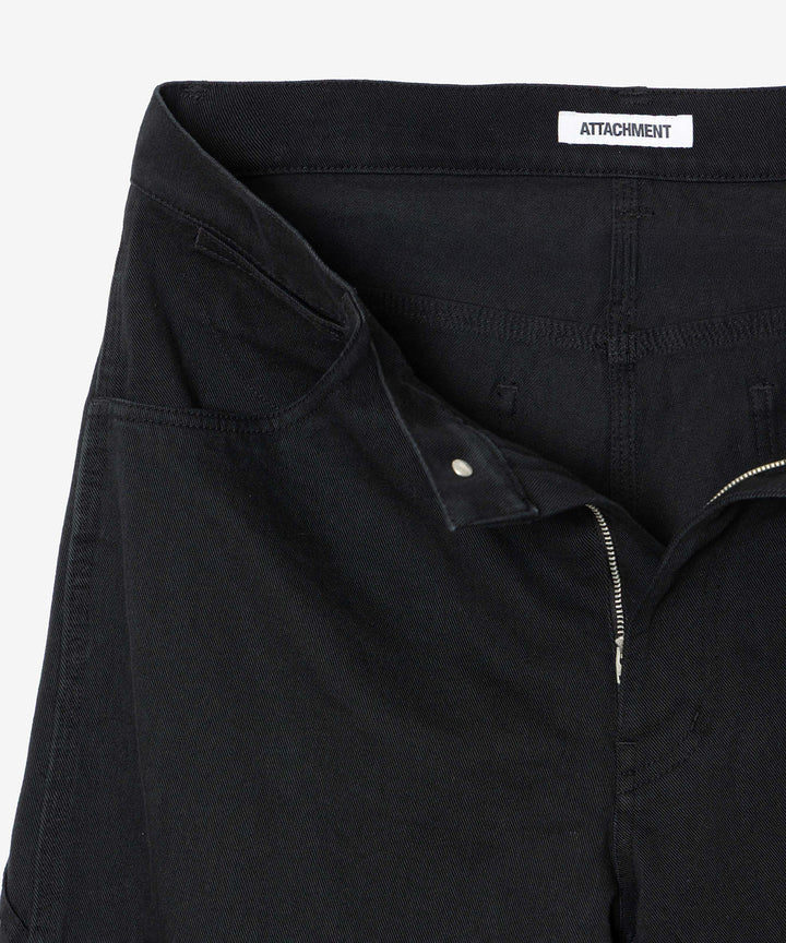 ATTACHMENT アタッチメントのCO NIDOM CLOTH BALLOON WIDE PAINTER PANTS - BLACKの公式通販サイトsession福岡セレクトショップ