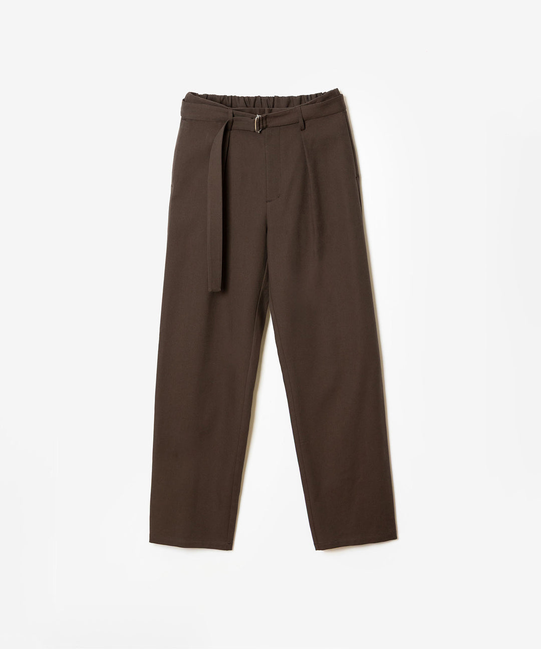ATTACHMENT アタッチメントのCO/TEN POWDERY DOUBLE CROTH BELTED WIDE TROUSERS - D.BROWNの公式通販サイトsession福岡セレクトショップ