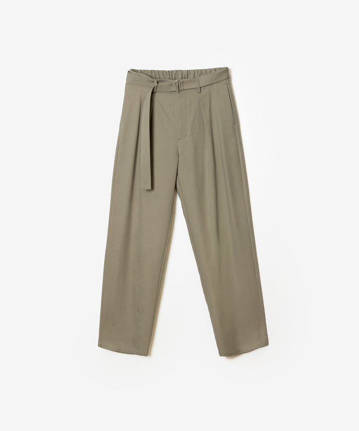 ATTACHMENT アタッチメントのCO/TEN POWDERY DOUBLE CROTH BELTED WIDE TROUSERS - L.KH GRAYの公式通販サイトsession福岡セレクトショップ