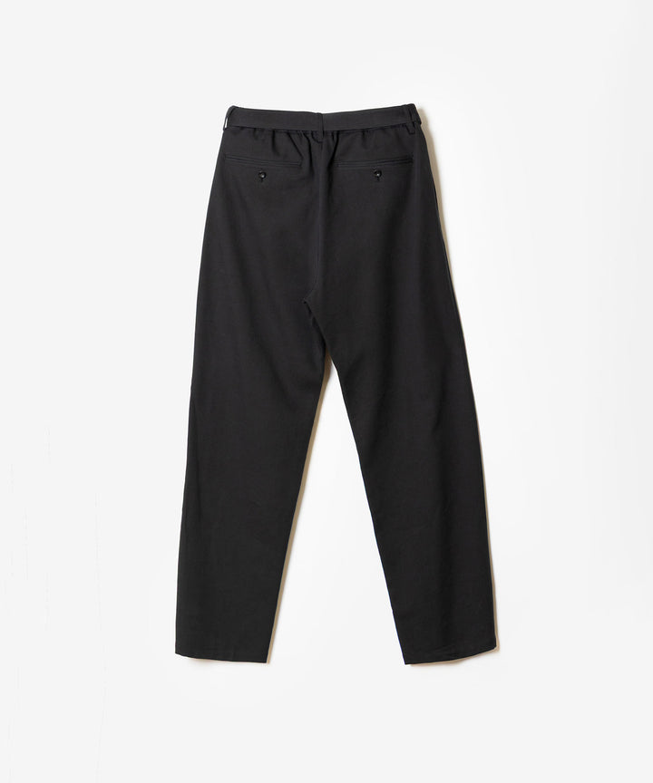 CO/TEN POWDERY DOUBLE CROTH BELTED WIDE TROUSERS - BLACKの公式通販サイトsession福岡セレクトショップ