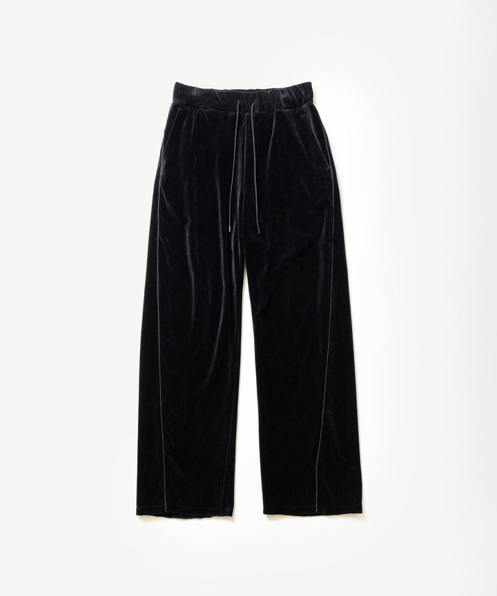 ATTACHMENT アタッチメントの80/2 ORGANIC VELOR BALLOON WIDE TRACK TROUSERS - BLACKの公式通販サイトsession福岡セレクトショップ