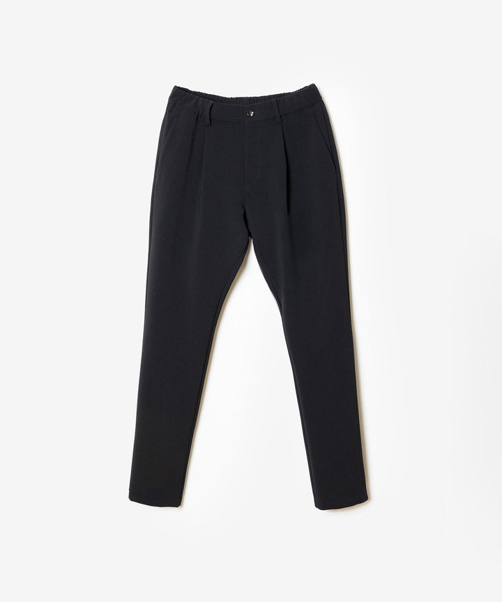 ATTACHMENT アタッチメントのPE STRETCH DOUBLE CLOTH REGULAR FIT 1TUCK TROUSERS - BLACKの公式通販サイトsession福岡セレクトショップ