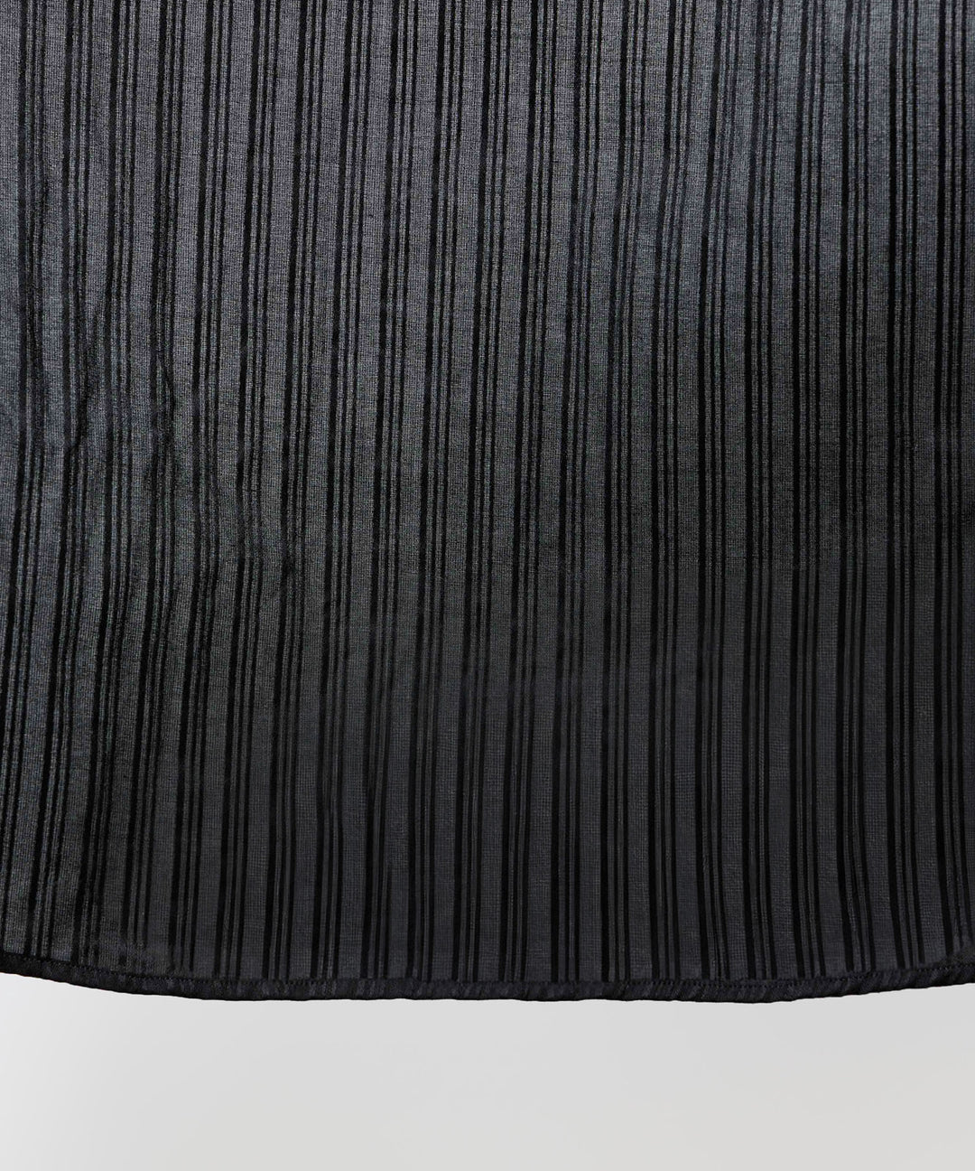ATTACHMENT アタッチメントのCO SHADOW STRIPE BROAD NARROW TIE L/S SHIRT - BLACKの公式通販サイトsession福岡セレクトショップ