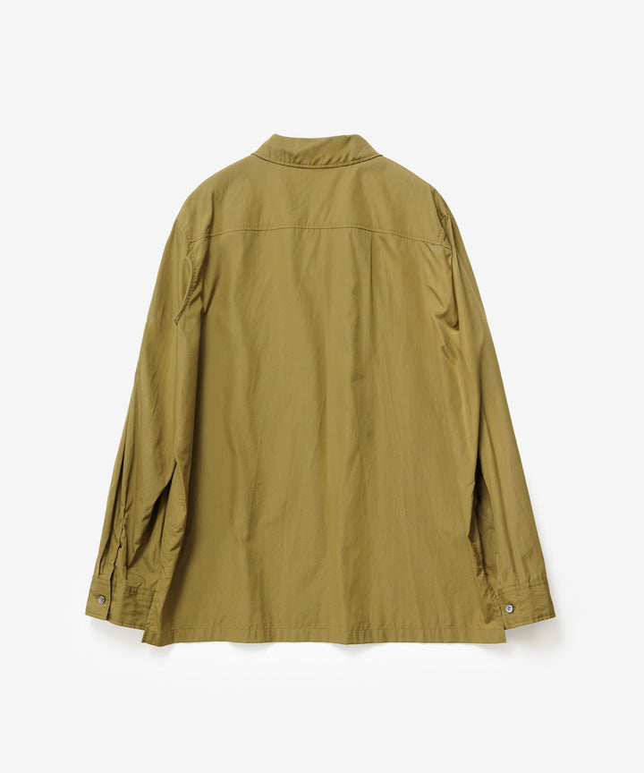 ATTACHMENT アタッチメントの140/2 GIZA BROAD PIERCED L/S SHIRT - D.YELLOWの公式通販サイトsession福岡セレクトショップ