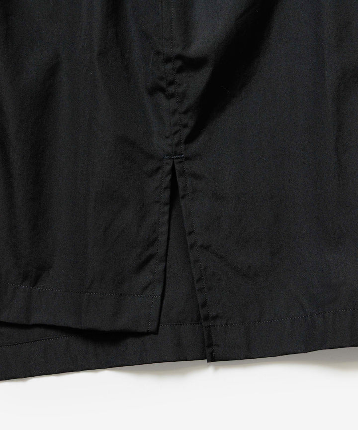 ATTACHMENT アタッチメントの140/2 GIZA BROAD PIERCED L/S SHIRT - BLACKの公式通販サイトsession福岡セレクトショップ