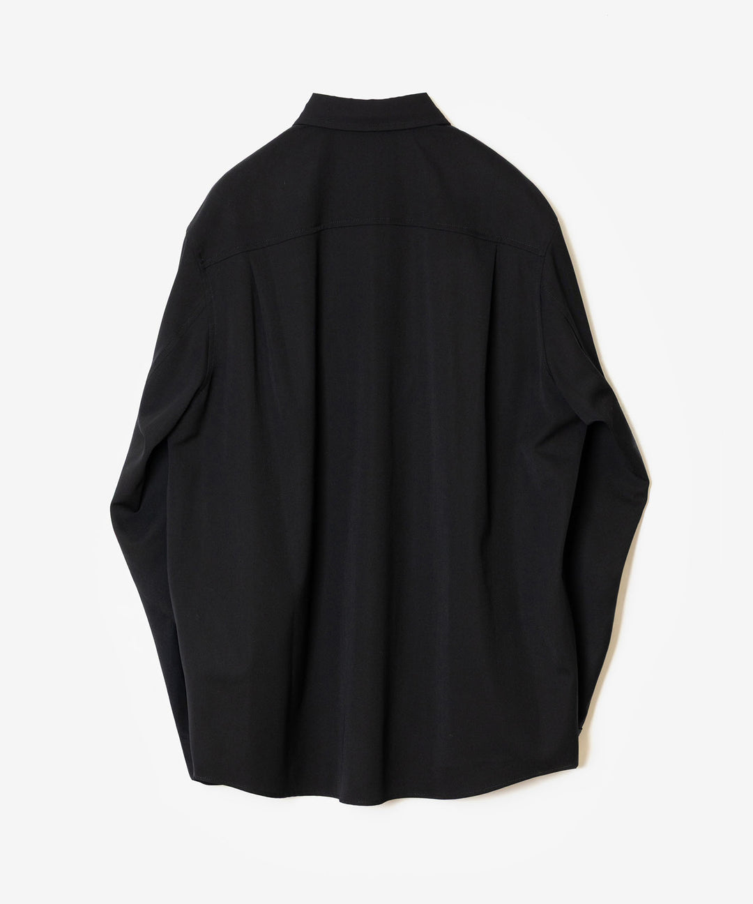 ATTACHMENT アタッチメントのWASHABLE HIGH TWIST GABARDINE UTILITY L/S SHIRT - BLACKの公式通販サイトsession福岡セレクトショップ