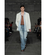 画像をギャラリービューアに読み込む, 【 ATTACHMENT 】WO/PE STRIPE L/S SHIRT - S.BLUE
