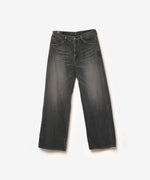 画像をギャラリービューアに読み込む, ATTACHMENT アタッチメントの11OZ DENIM WIDE JEANS - BLACKの公式通販サイトsession福岡セレクトショップ
