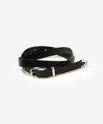画像をギャラリービューアに読み込む, ATTACHMENT アタッチメントのCOW LEATHER WESTERN BELT - BLACKの公式通販サイトsession福岡セレクトショップ
