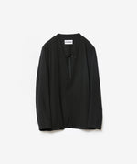 画像をギャラリービューアに読み込む, ATTACHMENT アタッチメントの2/90 WO TWIST TWILL COLLARLESS JKT - BLACKの公式通販サイトsession福岡セレクトショップ
