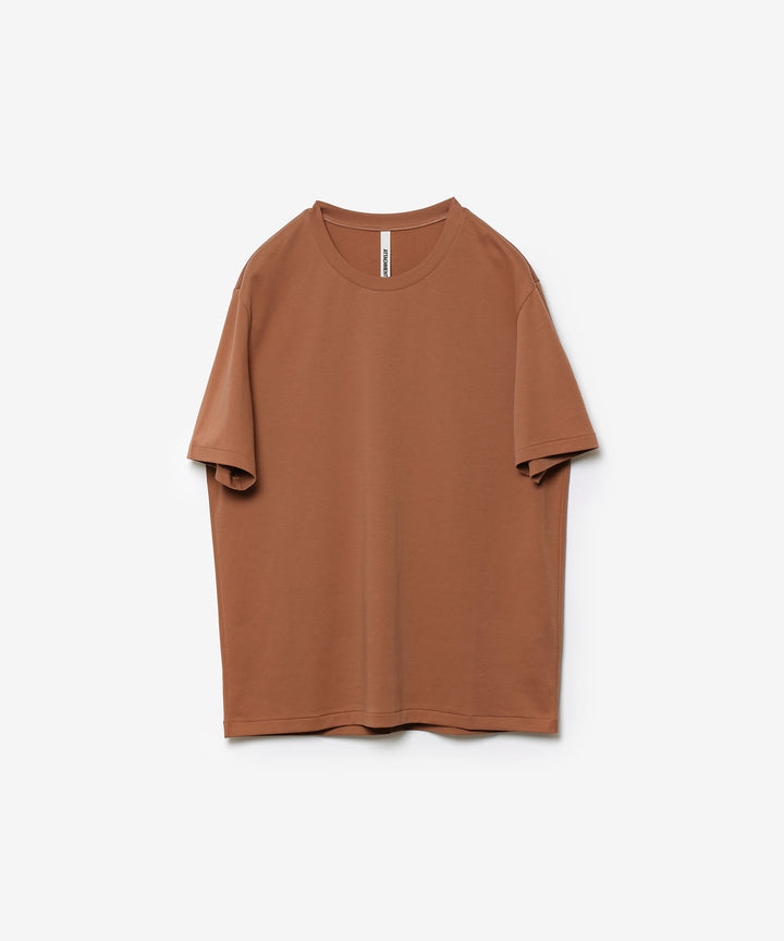 ATTACHMENT アタッチメントのCOTTON DOUBLE FACE SLIM FIT S/S TEE - BROWNの公式通販サイトsession福岡セレクトショップ