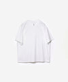 【 ATTACHMENT 】COTTON DOUBLE FACE OVERSIZED S/S TEE - WHITE