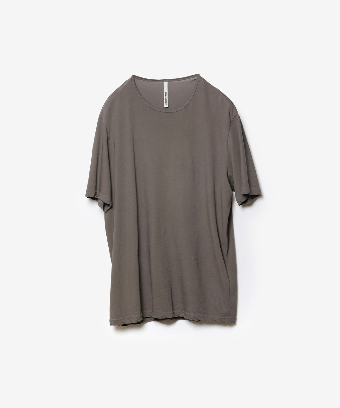 ATTACHMENT アタッチメントの100/3 HIGH TWIST JERSEY SLIM FIT S/S TEE - GRAYの公式通販サイトsession福岡セレクトショップ