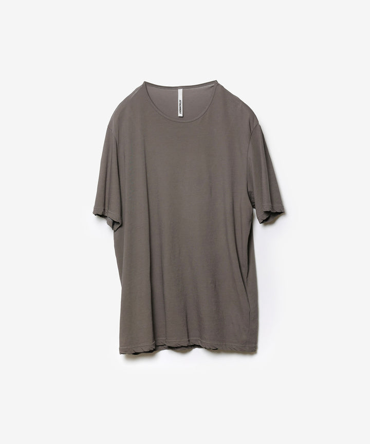 ATTACHMENT アタッチメントの100/3 HIGH TWIST JERSEY SLIM FIT S/S TEE - GRAYの公式通販サイトsession福岡セレクトショップ