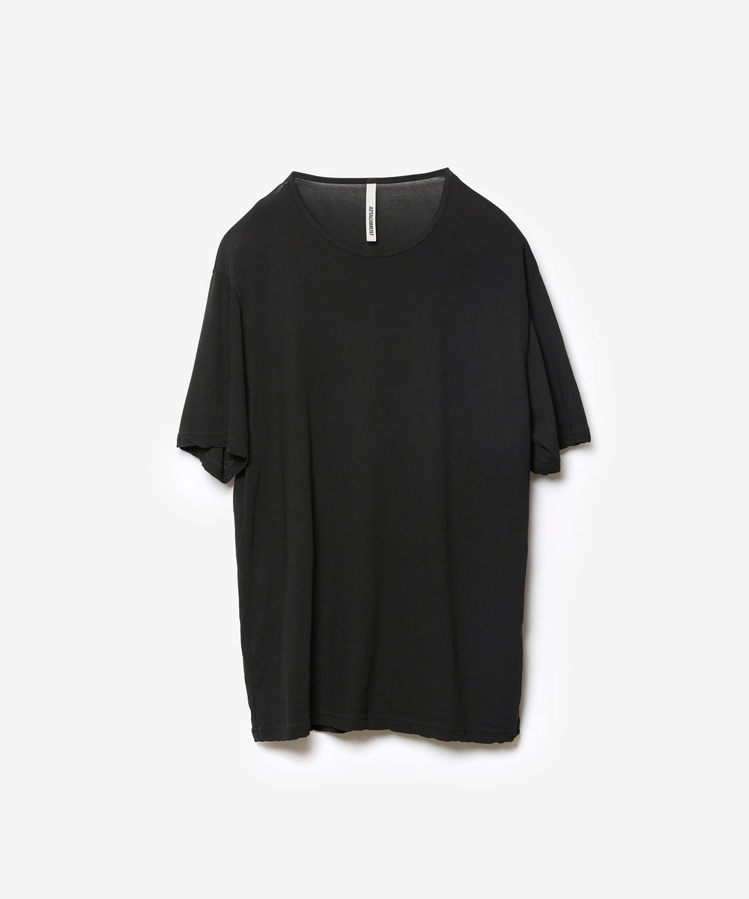 ATTACHMENT アタッチメントの100/3 HIGH TWIST JERSEY SLIM FIT S/S TEE - BLACKの公式通販サイトsession福岡セレクトショップ