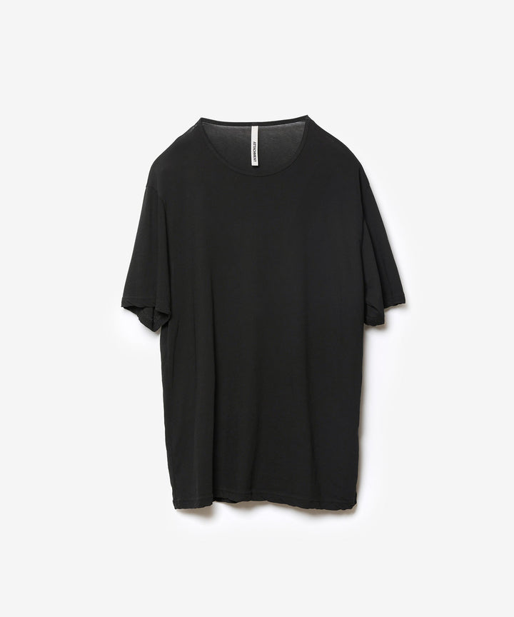 ATTACHMENT アタッチメントの100/3 HIGH TWIST JERSEY SLIM FIT S/S TEE - BLACKの公式通販サイトsession福岡セレクトショップ